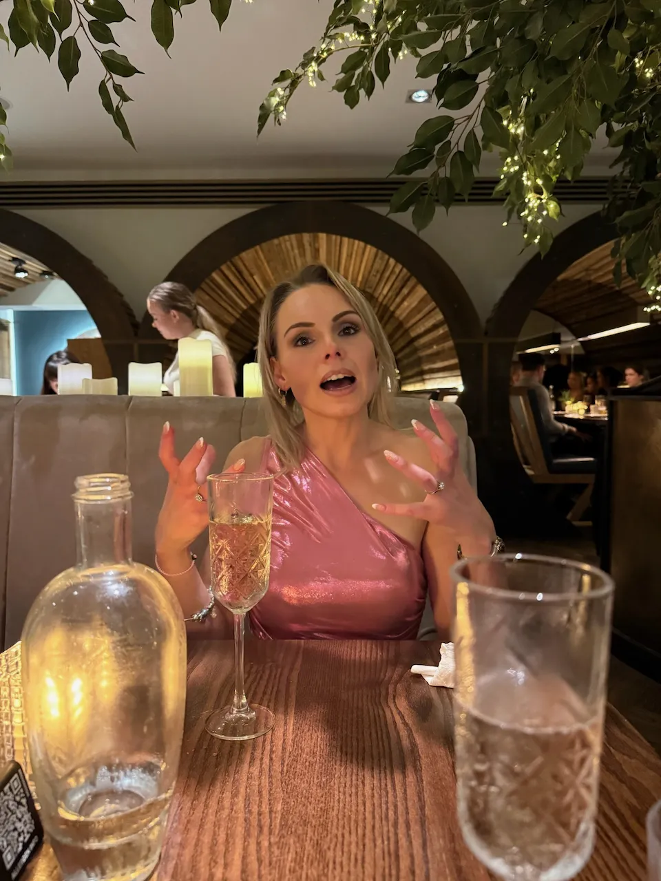 Sophie, smiling confidently after her transformation